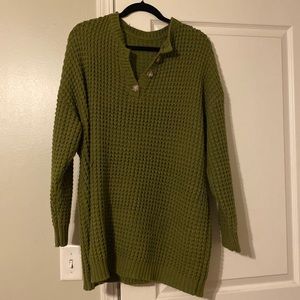 2XL green sweater from Shein